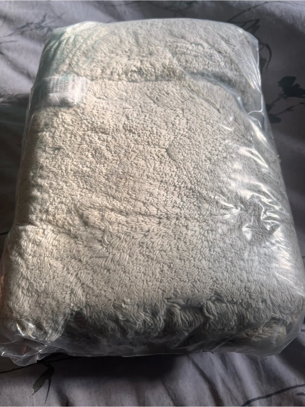Waterford Light Grey Cotton Bath Rug - Plush 100% Cotton
